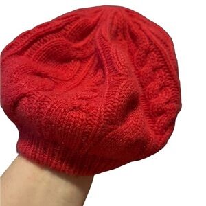 V Fraas‎ Winter Hat 100% Cashmere One Size Pink